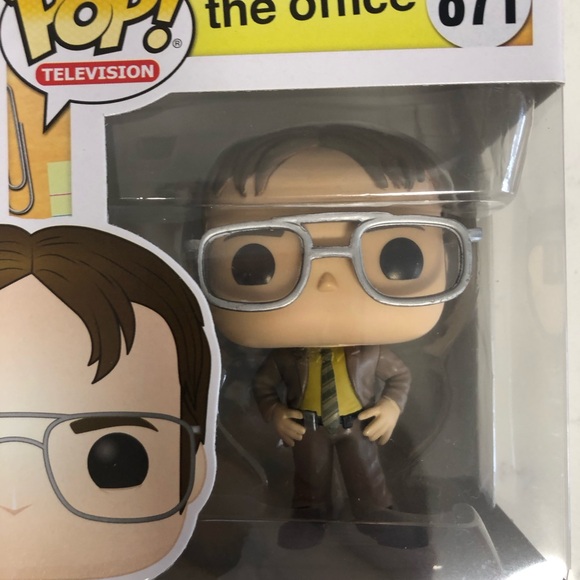 NWT Funko Pop Dwight Schrute Never Opened The Office - Picture 2 of 7